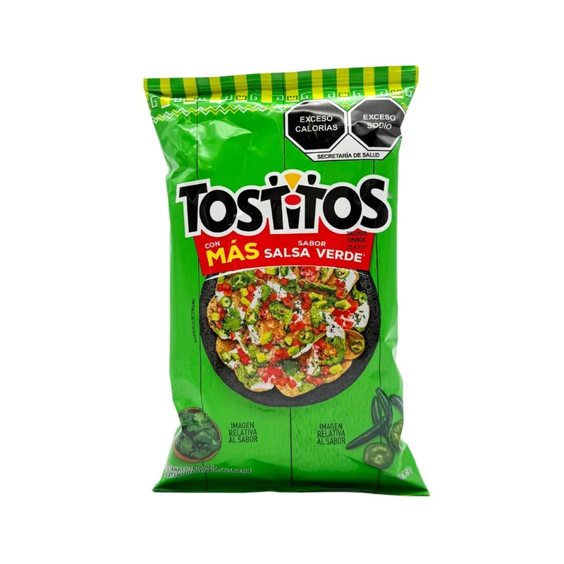 Tostitos Salsa Verde Corn Chips – 2.3 oz (Sabritas Mexico)