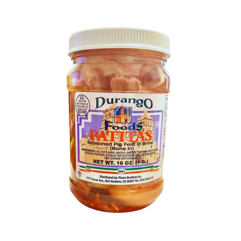 Pig Feet in Brine Bone-In - by Durango Foods - 16 oz