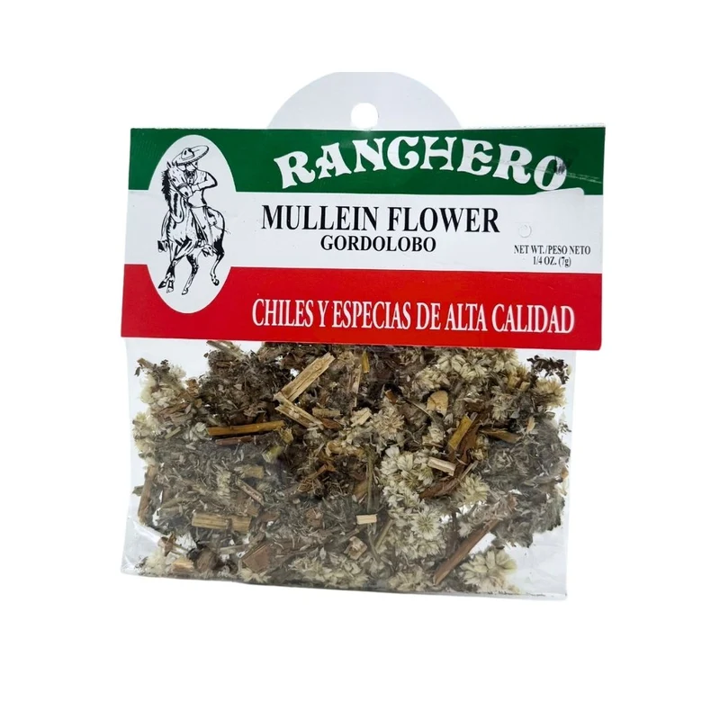 Ranchero Gordolobo Mullein Herbs – Herbal Tea - .25 oz
