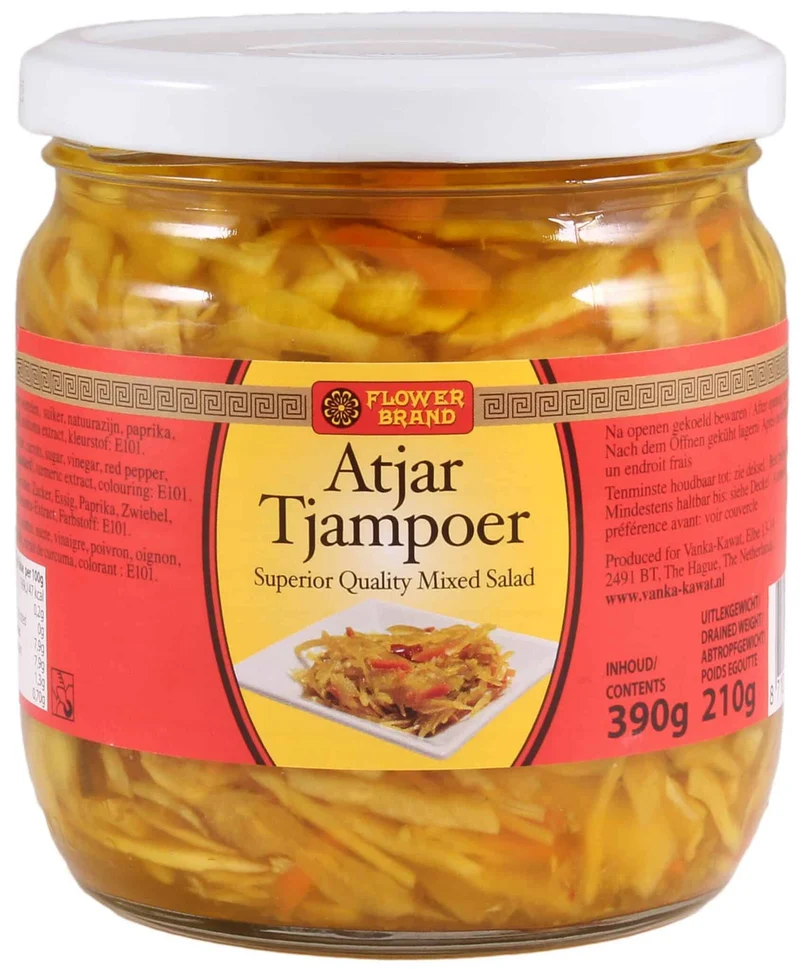 Flower Brand Atjar Tjampoer 390 gram