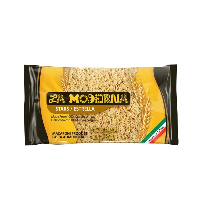 La Moderna Estrellas (Stars) Pasta – Mexican Star-Shaped Pasta 7 oz