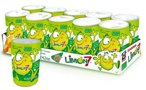 Limon 7 (Salero) Salt and Lemon Powder 6.3 oz - 10 ct