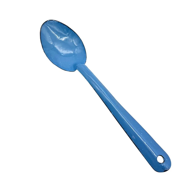 Cinsa Enamel Turquoise Spoon Medium | Cuchara de Peltre #30 - 12" L