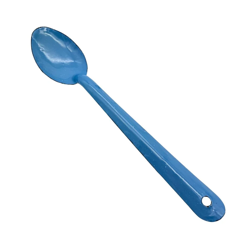Cinsa Enamel Turquoise Spoon Large | Cuchara de Peltre Grande #36 - 14" L