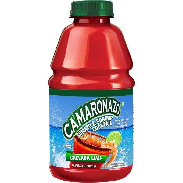 Camaronazo Chelada Lime Tomato & Shrimp Cocktail – 32 oz