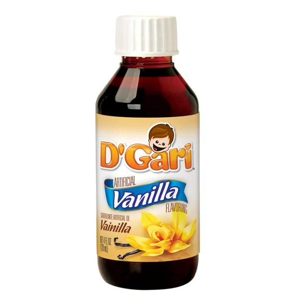 D'Gari Liquid Vanilla Flavoring – 4 oz