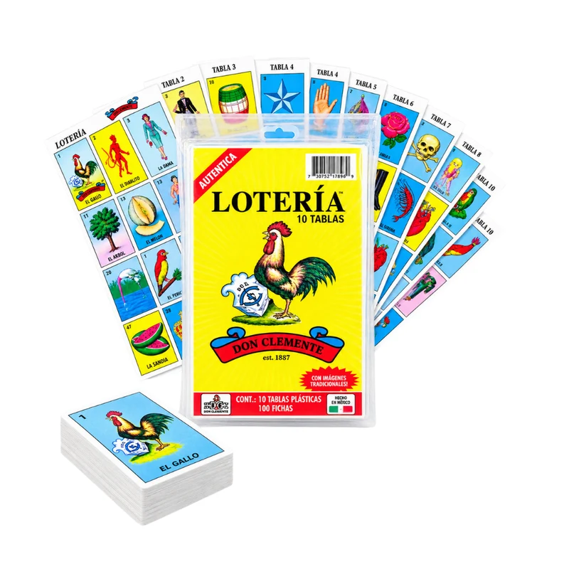 Don Clemente Lotería Mexican Bingo Game – 10 Tablas