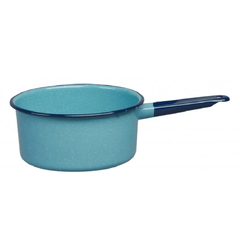 CINSA Enamel Sauce Pan Turquoise - Cacerola de Peltre Honda - 2qt