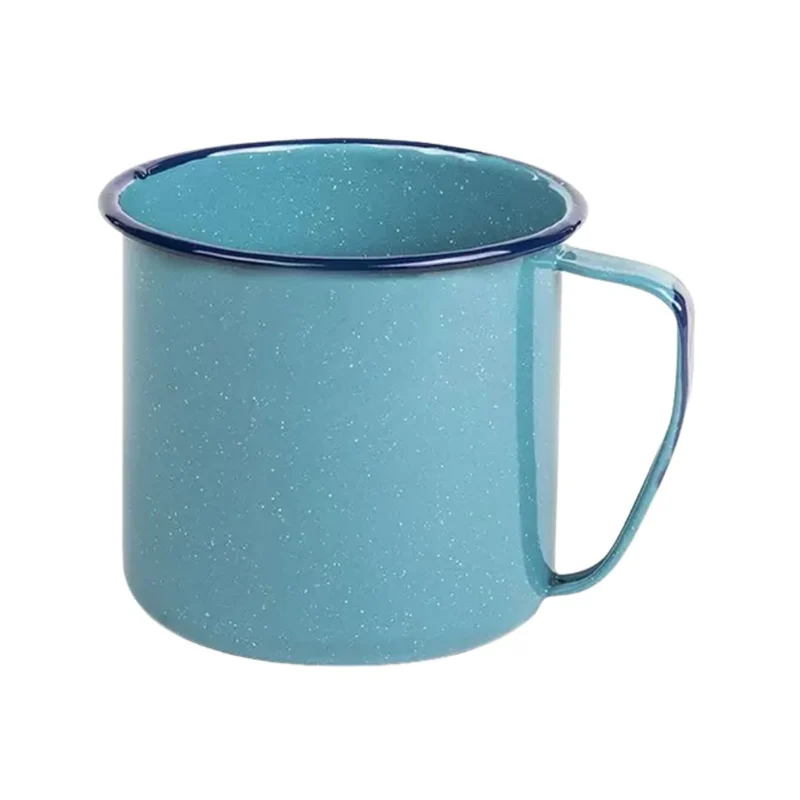 CINSA Enamel Cup Turquoise - 4" H x 4.25" D – 23.8 oz