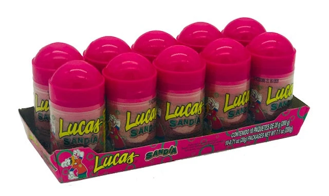 Lucas Baby Sandía (Watermelon) Powder Candy – Mexican Spicy Candy 10 ct (7.1 oz)