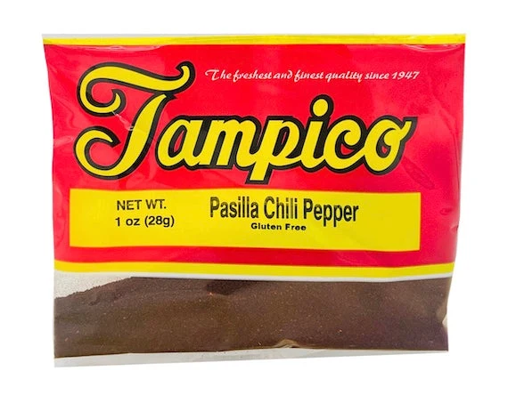 Tampico Ground Pasilla Chili Powder – Chile Pasilla Molido 1 oz