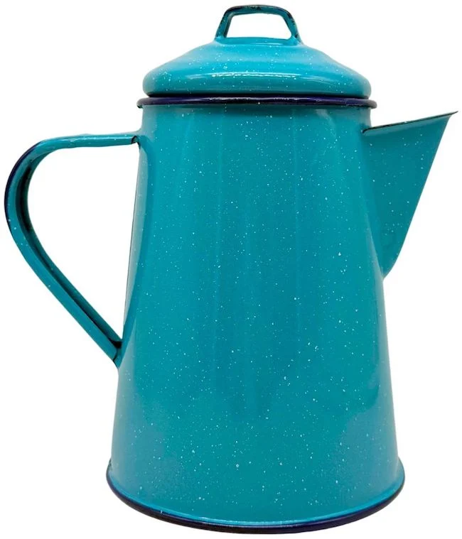 CINSA Enamel Coffee Pot - Cafetera de Peltre 2.1 Quarts
