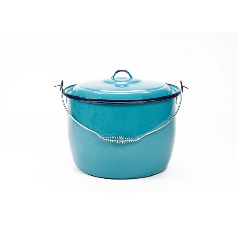 CINSA Convex Kettle with Lid Turquoise - 8 Qt