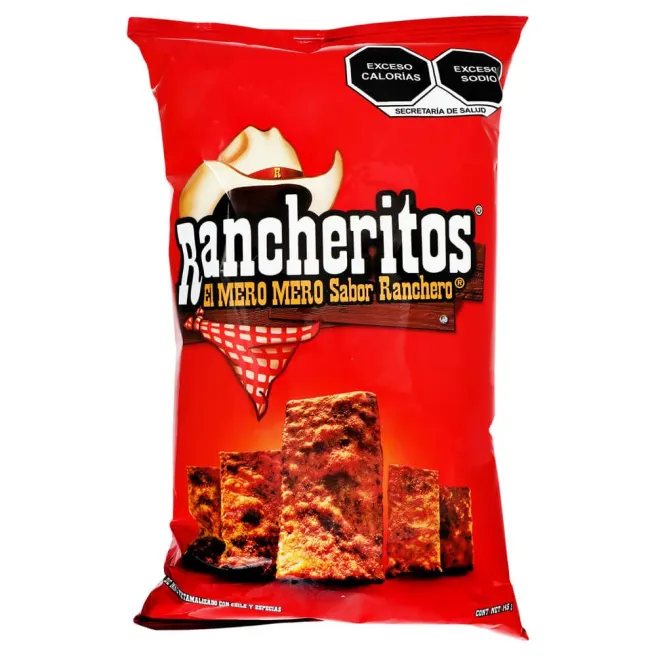 Rancheritos Mexican Style Corn Chips – 5.1 oz (Sabritas Mexico)