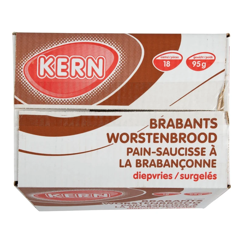 Kern Brabantse Worstenbroodjes 18x95gr