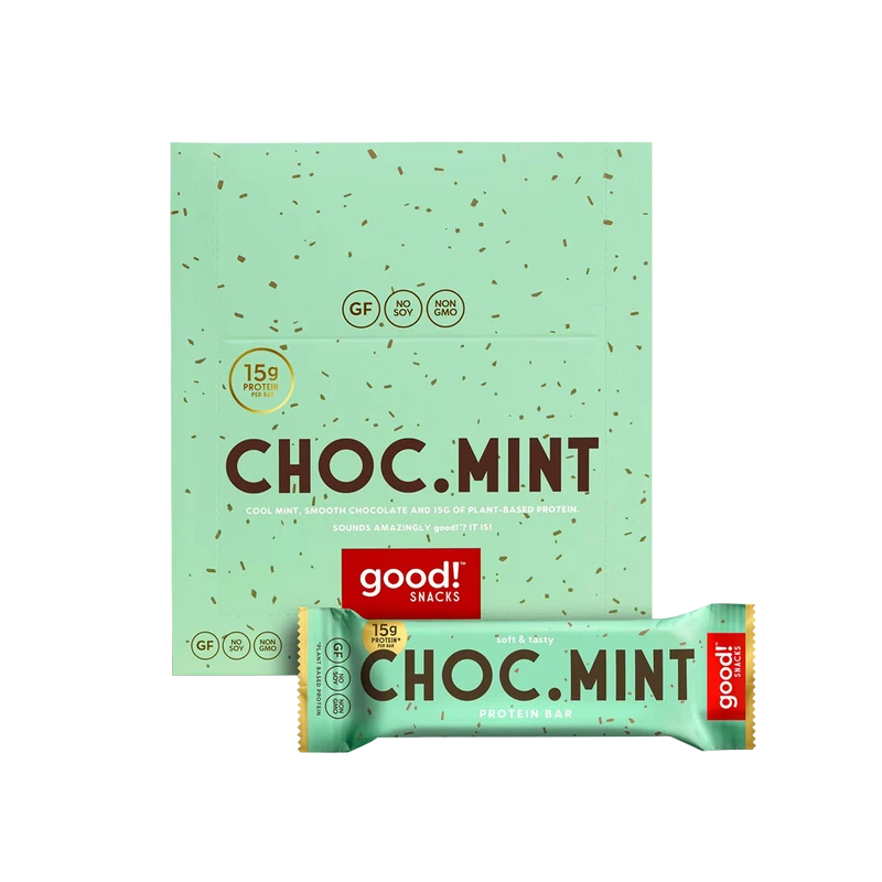 Snacks Vegan Chocolate Mint Protein Bar Gluten Free