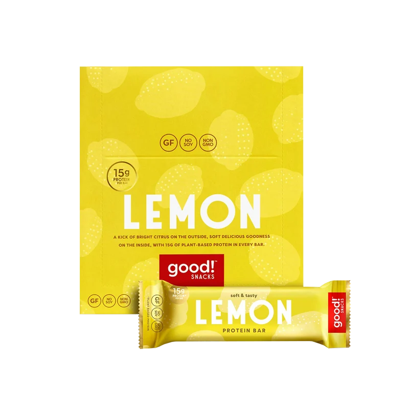 Snacks Vegan Lemon Protein Bar Gluten Free