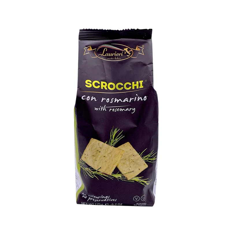 Laurieri Scrocchi Rosemary Italian Flatbread Crackers