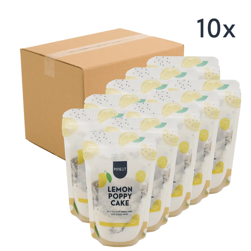Lemon Poppy Cake | Doos met 10 stuks