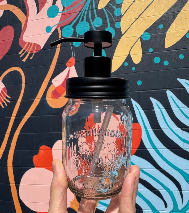 MASON JAR SOAP DISPENSER