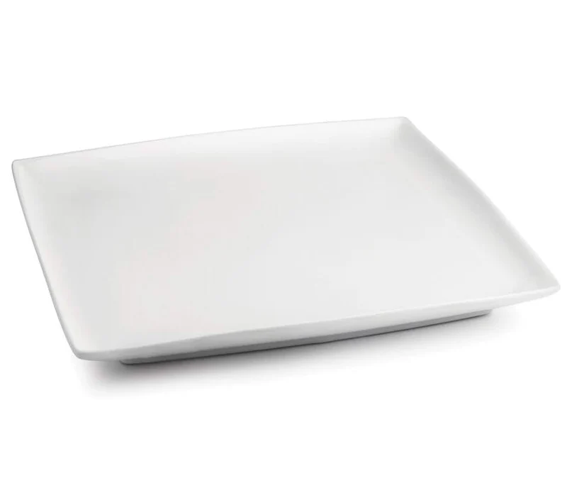 BonBistro Ontbijtborden / Dessertborden Yong Squito 23 x 23 cm - Wit - 6 stuks
