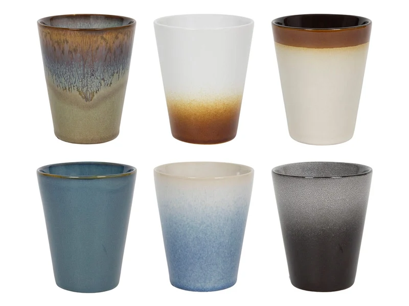Studio Tavola Cappuccinokopjes - Koffiebekers - Storm - 310 ml - 6 stuks
