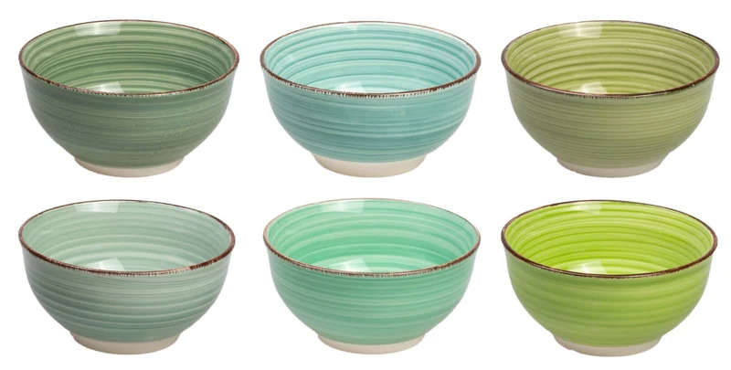 Cookinglife Kleine kommen Delice Groen ø 12 cm - 6 stuks