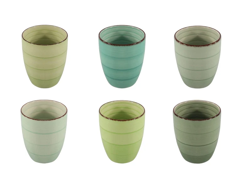 Cookinglife Bekers Delice Groen 350 ml - 6 stuks