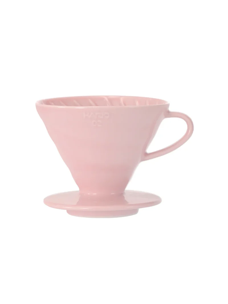 HARIO V60-02 CERAMIC DRIPPER-PALE PINK