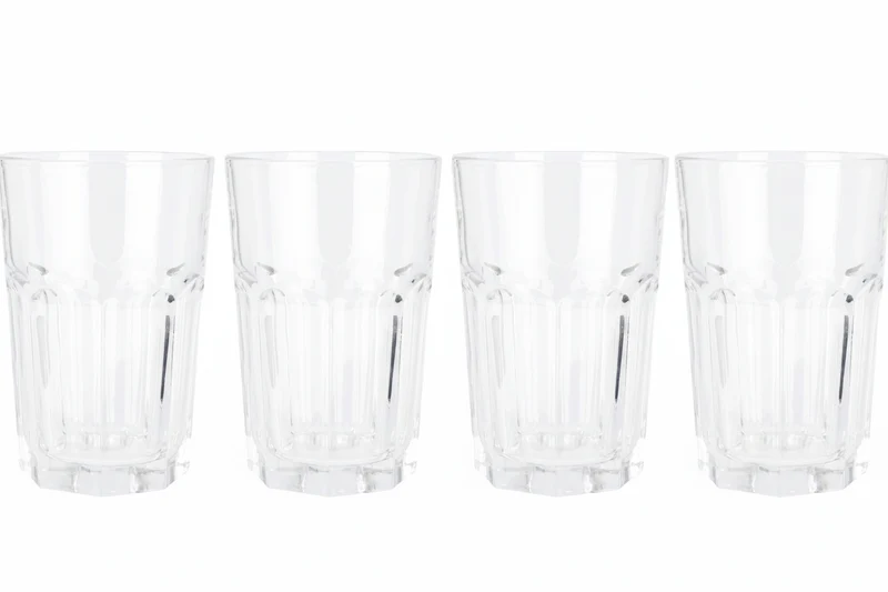 Cookinglife Waterglazen 500 ml Glas - Stapelbare Drankglazen Set van 4