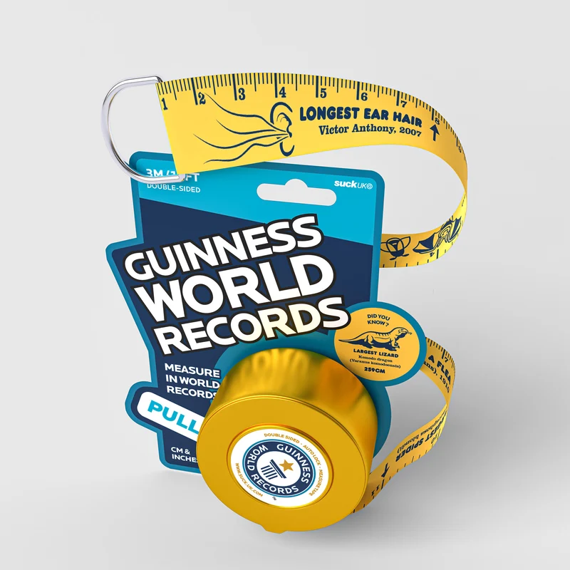 GUINESS WORLD RECORD TAPE MEASURE