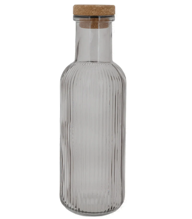 Cosy & Trendy Karaf met Kurk - Waterkaraf - Raya - Grijs - 1 Liter