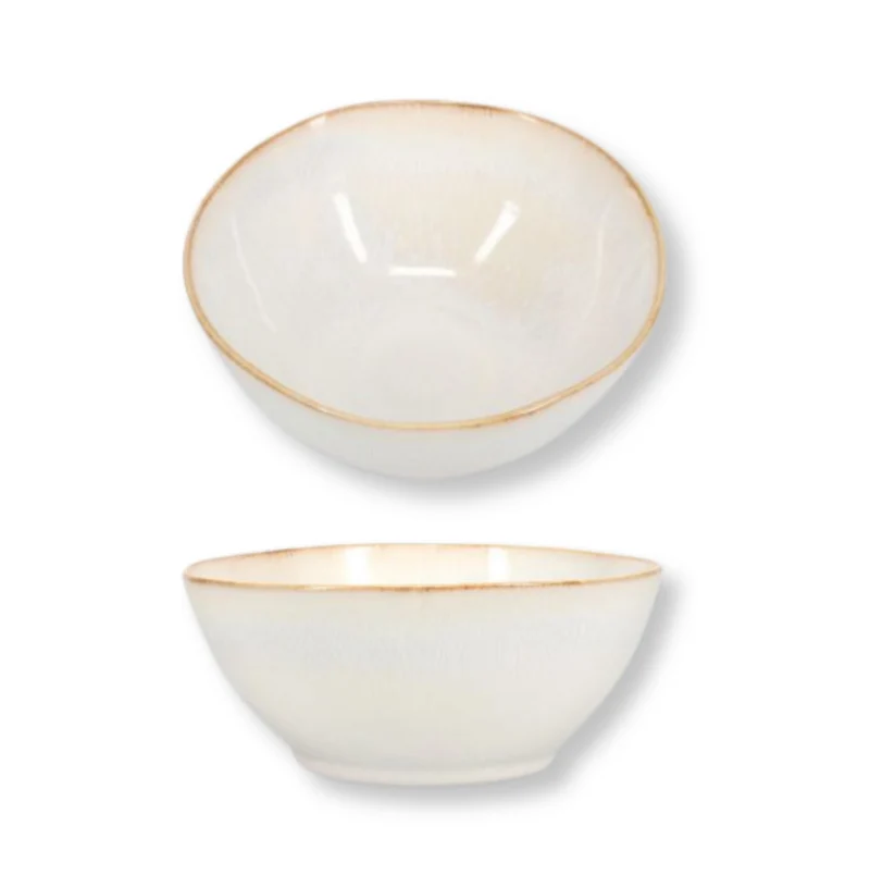 Salt & Pepper Soepkommen / Kommen Artisan Wit ø 17 cm - 4 Stuks