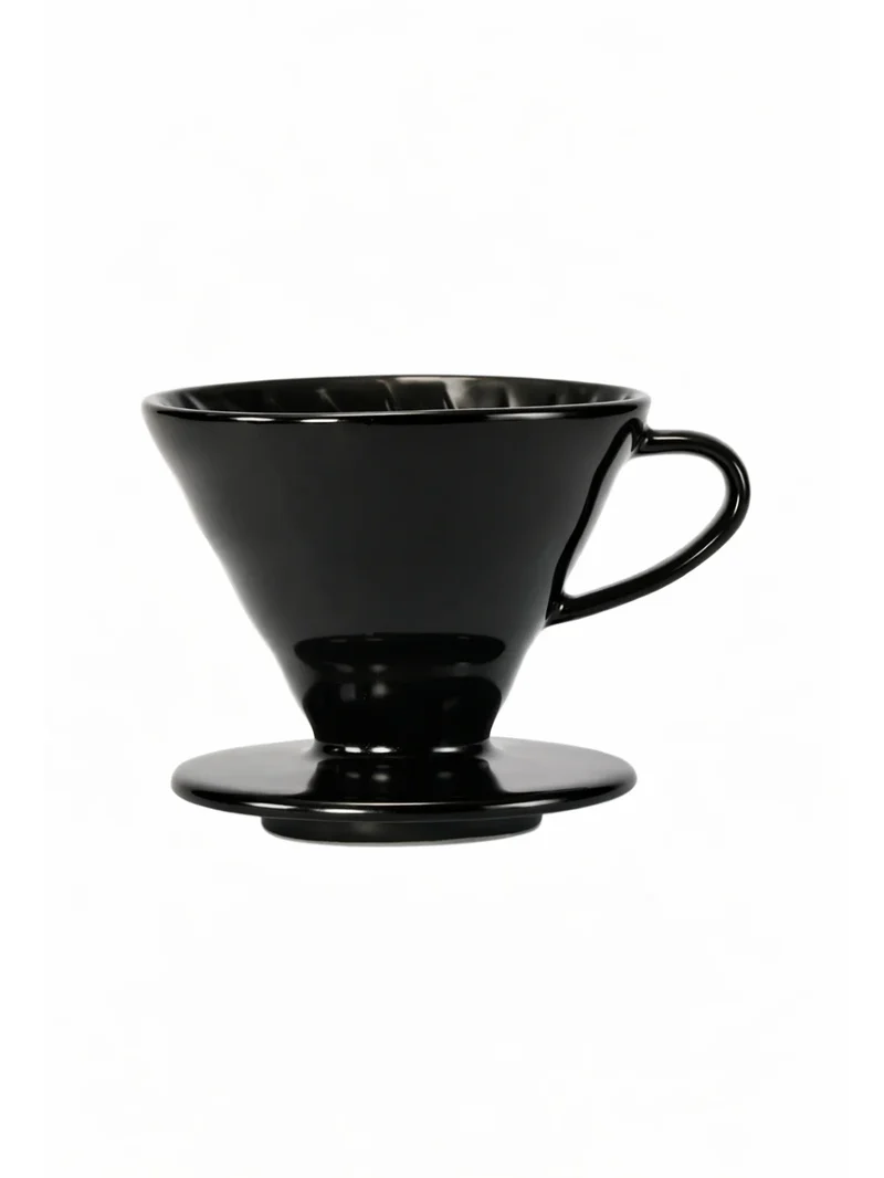 HARIO V60-02 CERAMIC DRIPPER-BLACK
