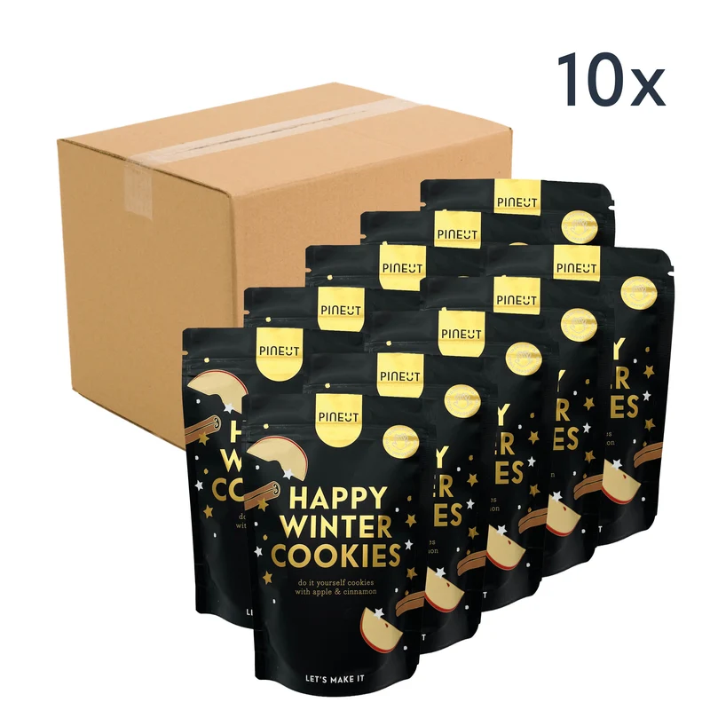 Happy Winter Cookies Pouchbag | Doos met 10 stuks