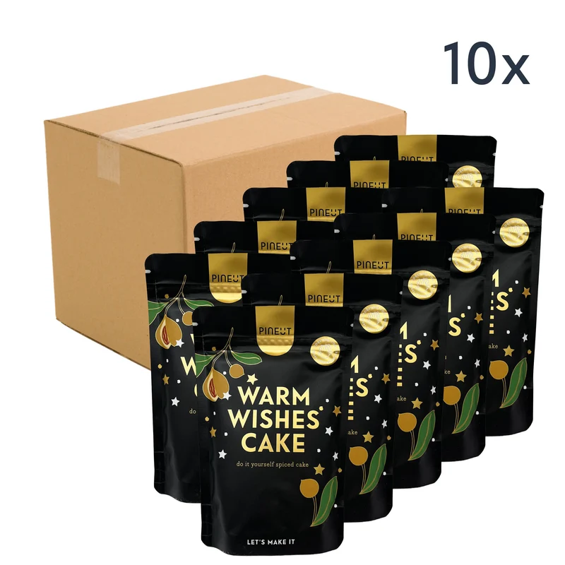 Warm Wishes Cake Pouchbag | Doos met 10 stuks