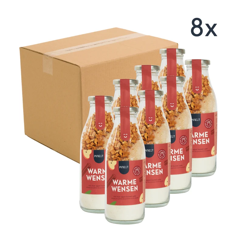 Appel-Kaneel Cake | Doos met 8 stuks | Warme Wensen