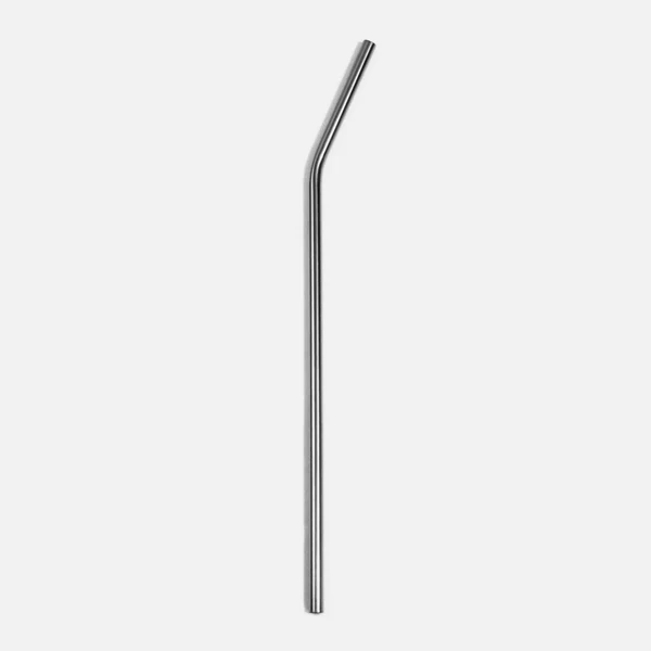 ONYX STAINLESS STEEL LONG BENT STRAW