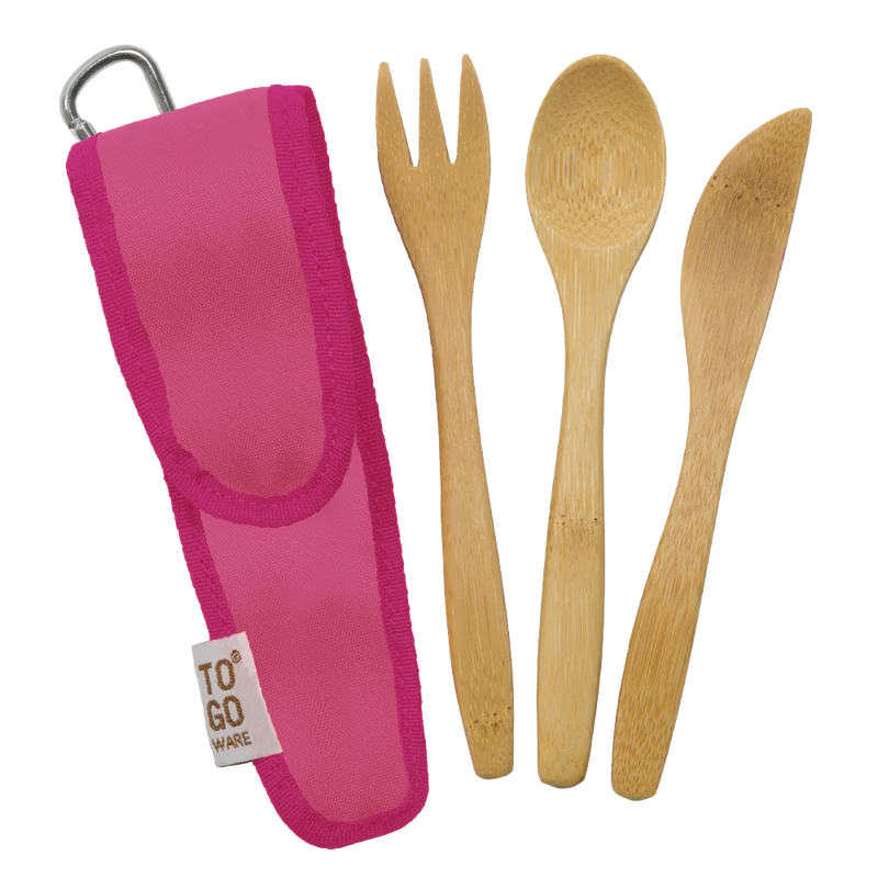 To-Go Ware REUSABLE BAMBOO KIDS UTENSIL SET