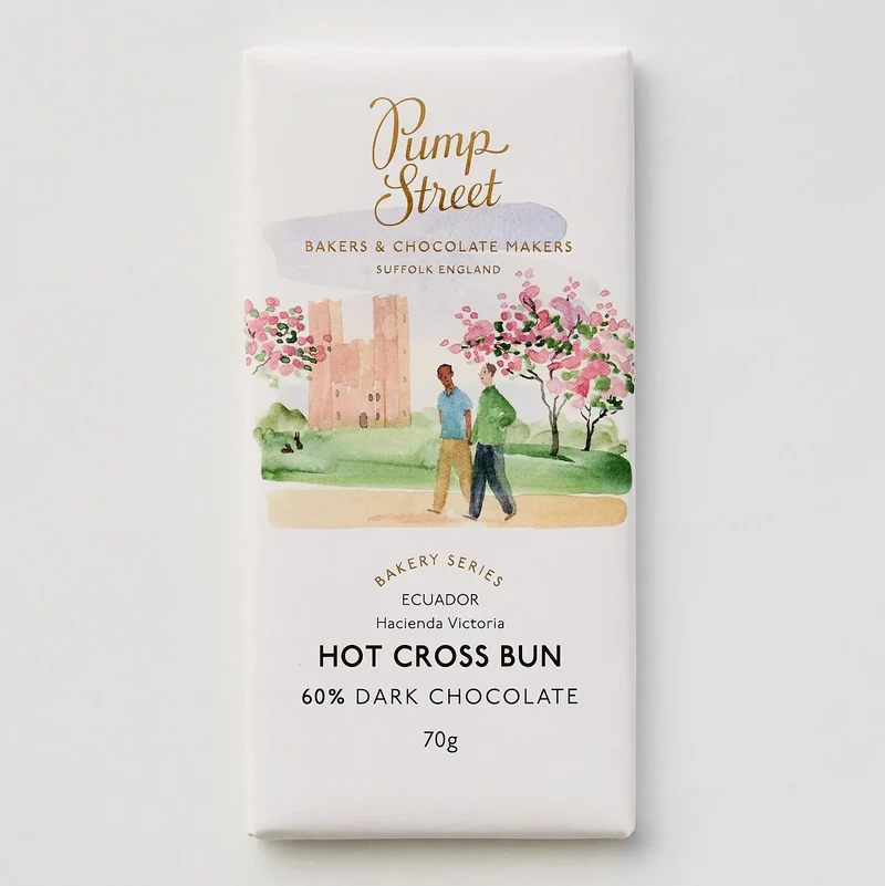 HOT CROSS BUN CHOCOLATE 60%