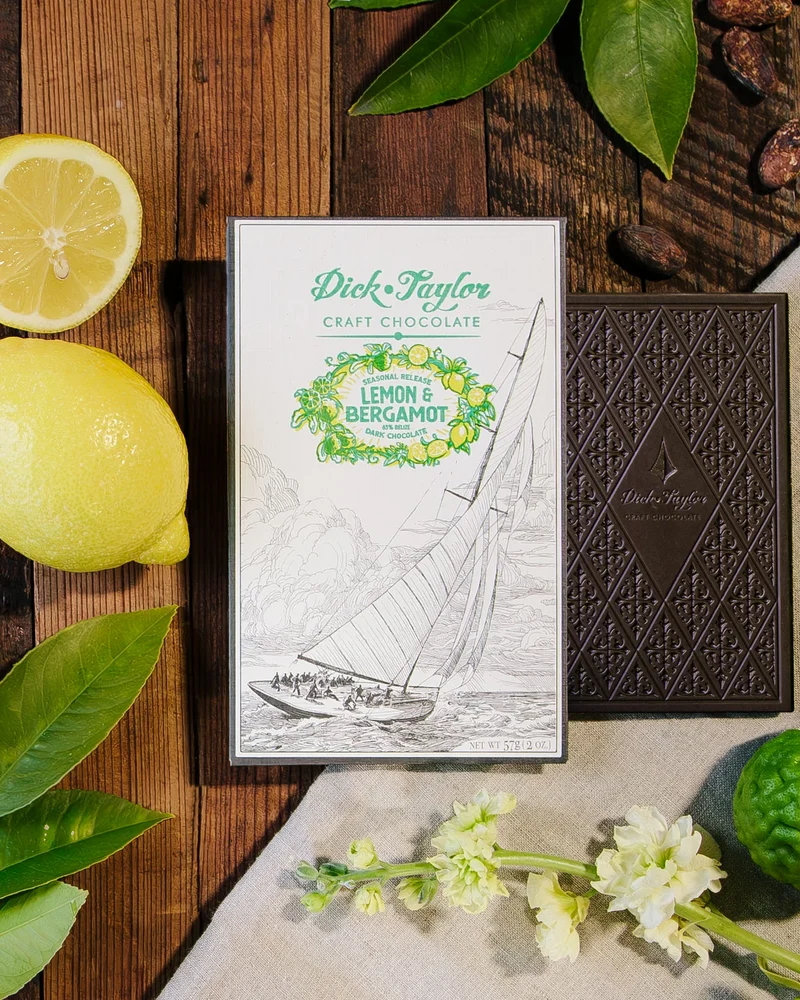 LEMON & BERGAMOT 65% DARK CHOCOLATE