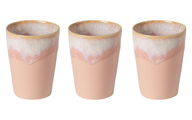 Costa Nova Bekers Grespresso Soft Pink 375 ml - 3 stuks