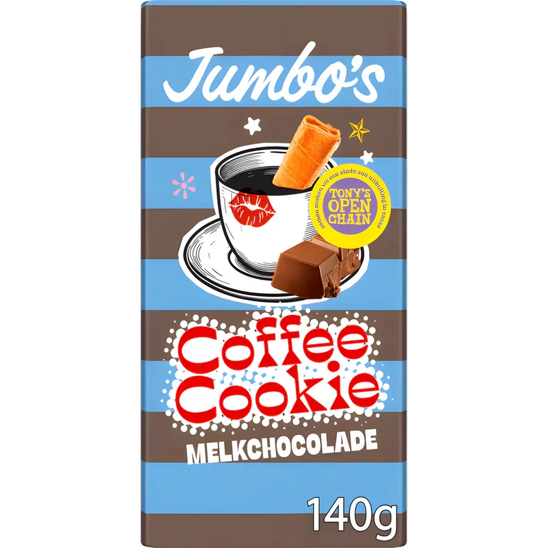 JUMBO'S COFFEE & COOKIE MILK CHOCOLATE