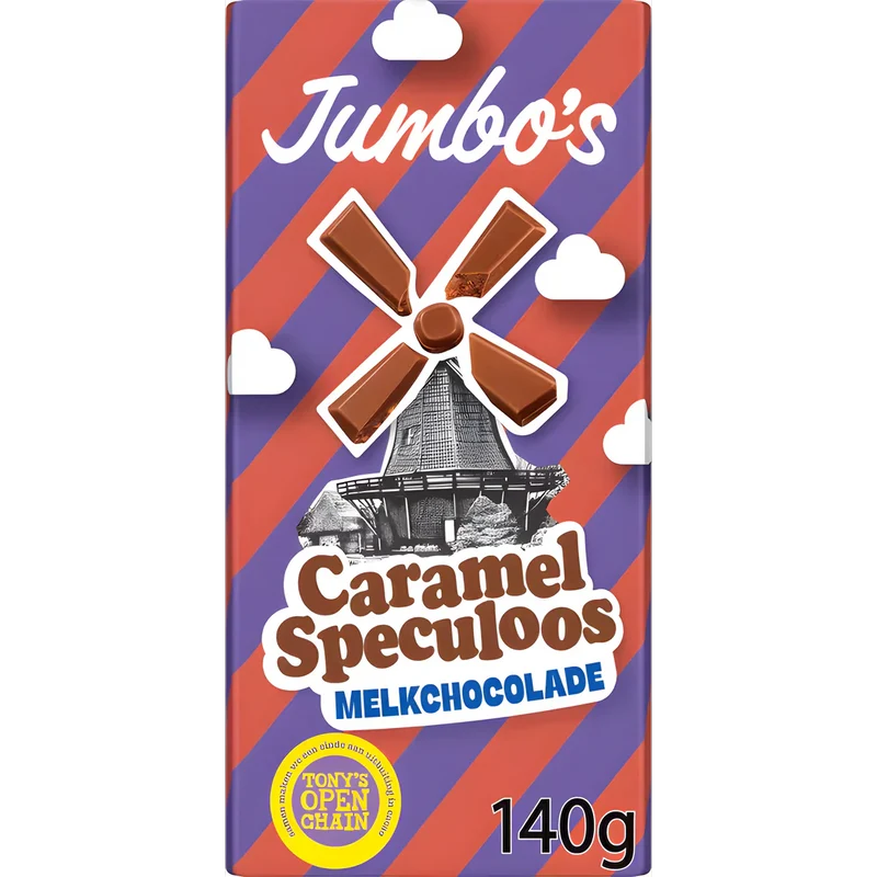 JUMBO'S CARAMEL & SPECULOOS MILK CHOCOLATE