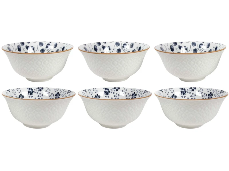 Cookinglife Soepkommen / Kommen Fleuris ø 16 cm - 6 stuks